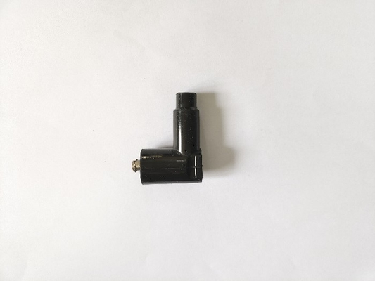 30KV 1KΩ Spark Plug Wire Connector With PBT Resistor 90 Degree Bended